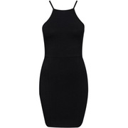 Elastyczna sukienka dekolt halter NLY Trend r. S