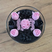 Świeca sojowa w szkle w dowolnym kolorze i zapachu