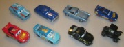 CARS / ZYGZAK MCQUEEN / ZESTAW 8 RESORAKÓW / DISNEY / MATTEL