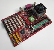 RETRO płyta główna MSI KT4AV + Athlon XP 2500+ Barton + 512MB RAM DDR400