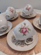 Filiżanki Duo Bohemia Czechosłowacka Zestaw