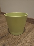Ikea Papaja osłonka doniczki 12cm zielony oliwkowy