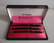 Kolekcjonerski zestaw PARKER ARROW pióro długopis ołówek pudełko vintage 74