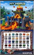 Klocki magnetyczne typu Minecraft 300szt i 5 figurek super jakość