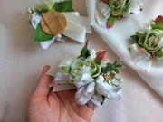 Butonierka ( kotyliony )  na wesele 4szt