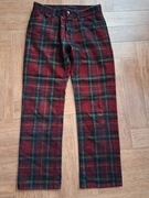 SPODNIE SZTRUKSOWE    DAMSKIE, PROSTE, ROZM 40(31).  