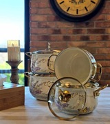 Garnki emaliowane 4szt likwidacja magazynu 