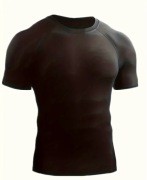 Koszulka męska na siłownię, dopasowana roz.M