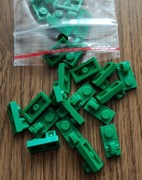Lego 25 szt. Hinge Plate 1x2 Green NOWE