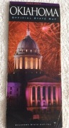Mapa - stan OKLAHOMA (USA),drogowa,stan-b.db