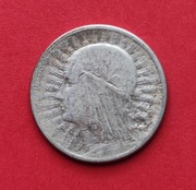 2 ZŁOTE GŁOWA KOBIETY 1934 rok - srebro AG nr 4