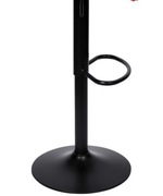 Noga do hokera Czarna. Rozstaw śrub 8x8cm