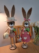 Ozdoba świąteczna PARKA ZAJĄCZKÓW WŁASNORĘCZNIE ROBIONE...150zł 