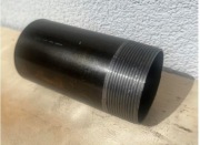 Rura gwintowana jednostronnie czarna 1 1/2" cala do spawania króciec 