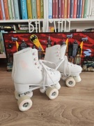 WROTKI FIGUROWE OXELO R.35 BIALO ROZOWE