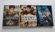 Filmy DVD Zestaw Więzień Labiryntu 1-3 Komplet Trylogia Maze Runner