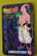 Kolekcjonerska karta z folią holograficzną 1989r- Dragon Ball Z - Majin Buu