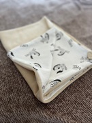 Bawełniany Kocyk 50x75 koc otulacz dla niemowlaka prezent babyshower dzieck