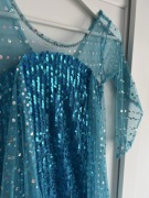 Strój karnawałowy przebranie Elsa Kraina Lodu, r. 130 cm NOWA