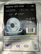 Taśma LED COB 10m | 6000K Biała Zimna | 12V | IP20 | Nowa