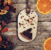 Zawieszka sojowa zapachowa pomarańcza świąteczna dekoracja choinka 30g