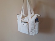 damska torba płócienna na ramię, shopper bag