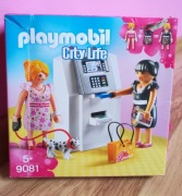 Playmobil City Life 9081 zestaw Bankomat zakupy 