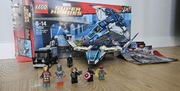 Lego 76032 Pościg Avengersów w Quinjecie komplet, pudełko, instrukcja