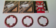 Zębatki 30t 32t 34t DECKAS VXM 96 BCD czerwone narrow wide mtb gravel