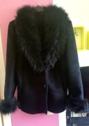 Płaszcz, kurtka, kożuch ekologiczny L