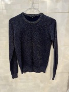 Kolorowy mieniący się sweter bluzka Top Secret 34 XS