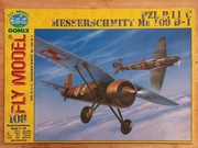 Model Kartonowy Fly Model 108 PZL P-11C i Messerschmitt Me 109 D-1