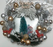 WIANEK BOŻONARODZENIOWY NOWY NA RATTANIE 