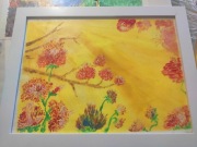 Obraz olejny abstrakcja na płótnie 30x40 cm