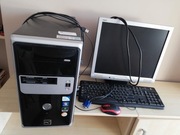 Kompletny zestaw komputerowy do pracy biurowej, i nie tylko. 