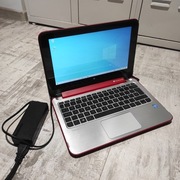 laptop 10" hp hq-tre 71004 250GB 4GB 2x2.16GHz Celeron N2840 czerwony