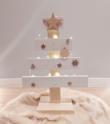 Drewniana choinka święta na prezent ozdoby MAŁA