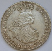 Polska Lipsk 1702 talar - August II Mocny