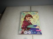 Notatnik w kratkę notes A6 80 kartek kołonotatnik Disney Frozen