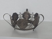 STARY MOSIĘŻNY KOSZYK DO CUKIERNICY-NETUN