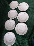 Talerzyki 7szt średnica 15cm z czasów PRL porcelana Bogucice