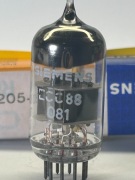 1 x NOS/NIB ECC88 Siemens (6N23P Voshod Kaługa export) pomierzone, 1981