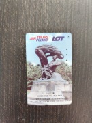 Karta telefoniczna z Japonii. PLL LOT ! ~RRR~