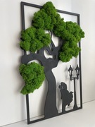 Obraz z chrobotkiem, prezent, podziękowanie, ślub