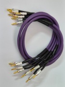 Kable głośnikowe Melodika 2x4mm 4 odcinki po 1m