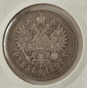 1 rubel 1897 Mikołaj II srebro - ładny