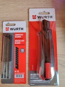 WURTH NÓŻ MONTERSKI TAPICERSKI ostre ostrze 18 mm + 10 ostrzy