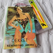 Dekret - Szaleństwo Amora , kaseta w stanie dobrym