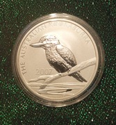 1 Dolar Australia Kookaburra srebro 999 z 2007 roku.
