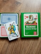 Karty - 2 talie x 55 kart - Brydż Canasta Romme - eleganckie